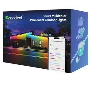 Nanoleaf 16.6ft Smart Matter Multicolor Permanent Outdoor Lights Expansion Pack